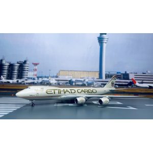 Etihad Airways 阿提哈德航空 Boeing 747-8F N855GT  GJETD1328 Geminijets 1:400