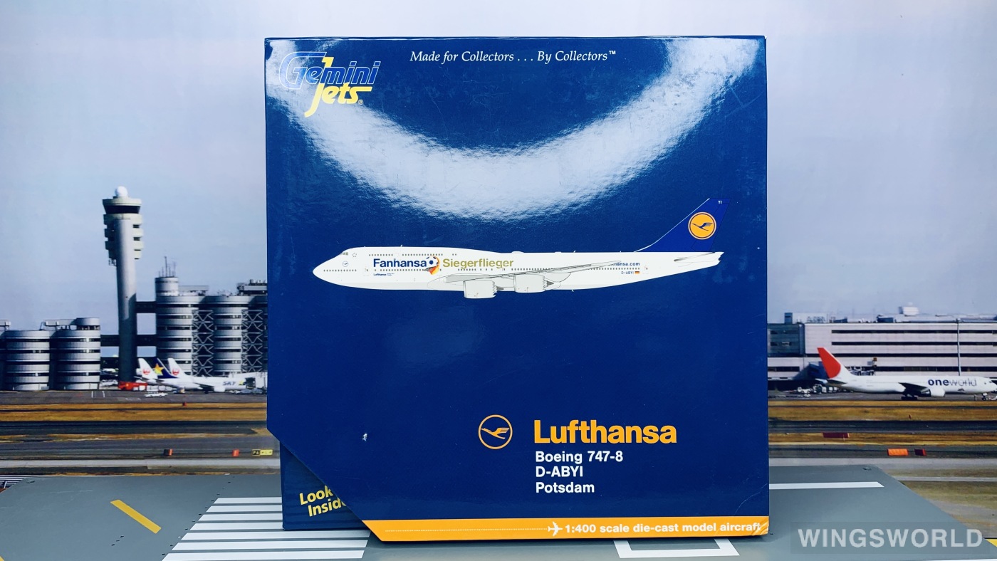 Geminijets 1:400 GJDLH1474 Lufthansa 汉莎航空 Boeing 747-8i D-ABYI