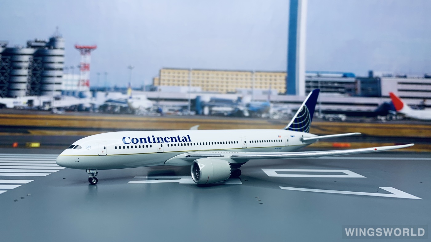 Geminijets 1:400 GJCOA664 Continental Airlines 美国大陆航空 Boeing 787-8 N787CO