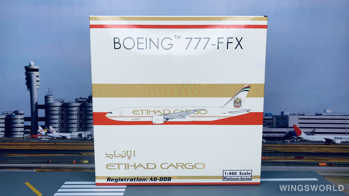 Phoenix 1:400 PH11176 Etihad Airways 阿提哈德航空 Boeing 777F A6-DDB