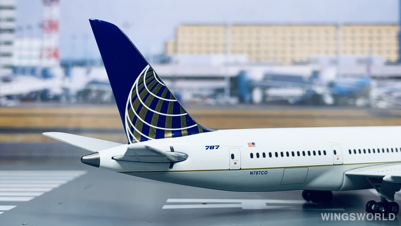 Geminijets 1:400 GJCOA664 Continental Airlines 美国大陆航空 Boeing 787-8 N787CO