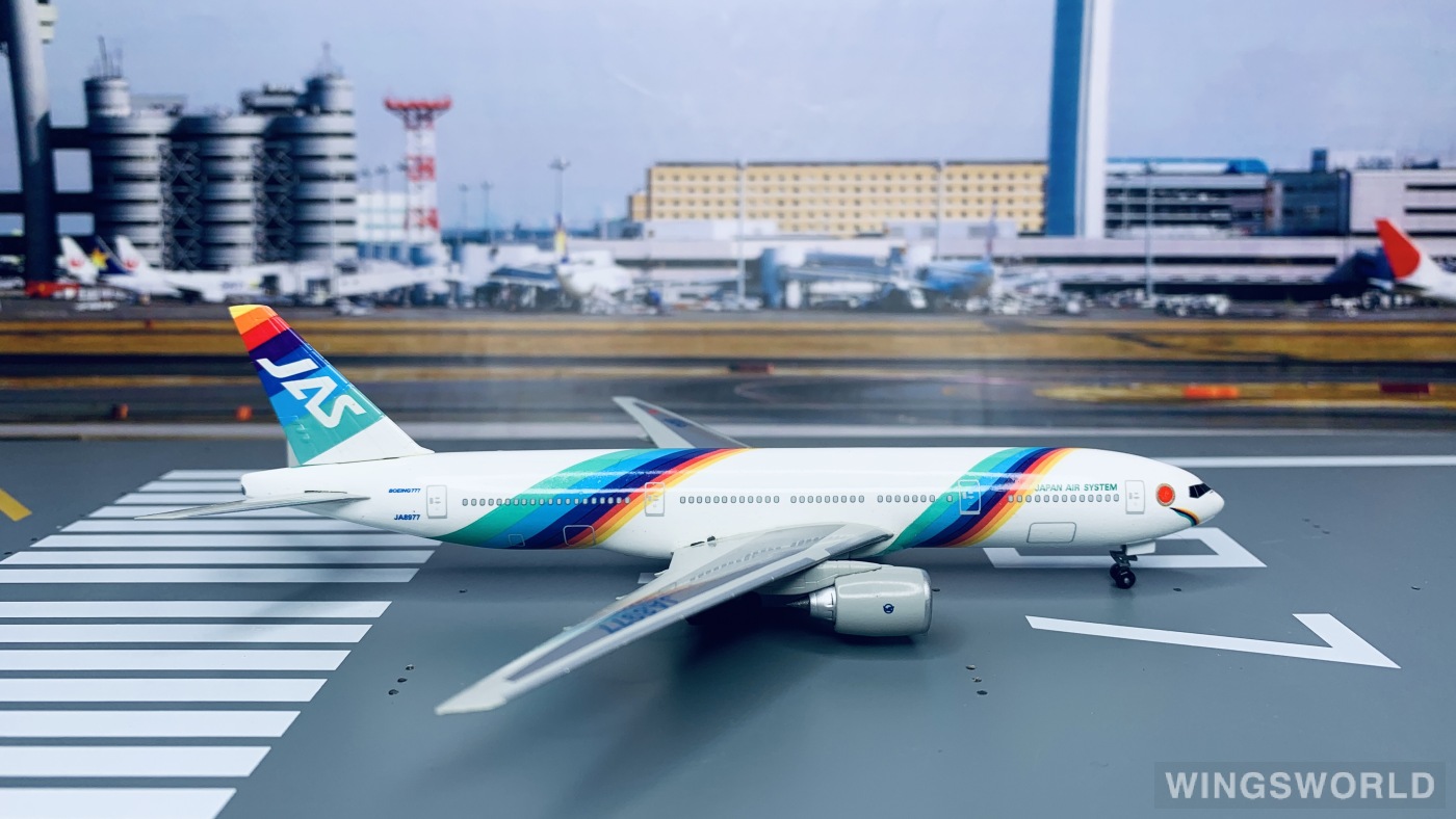 Dragon Models 1:400 55050 JAS 日本佳速航空 Boeing 777-200 JA8977