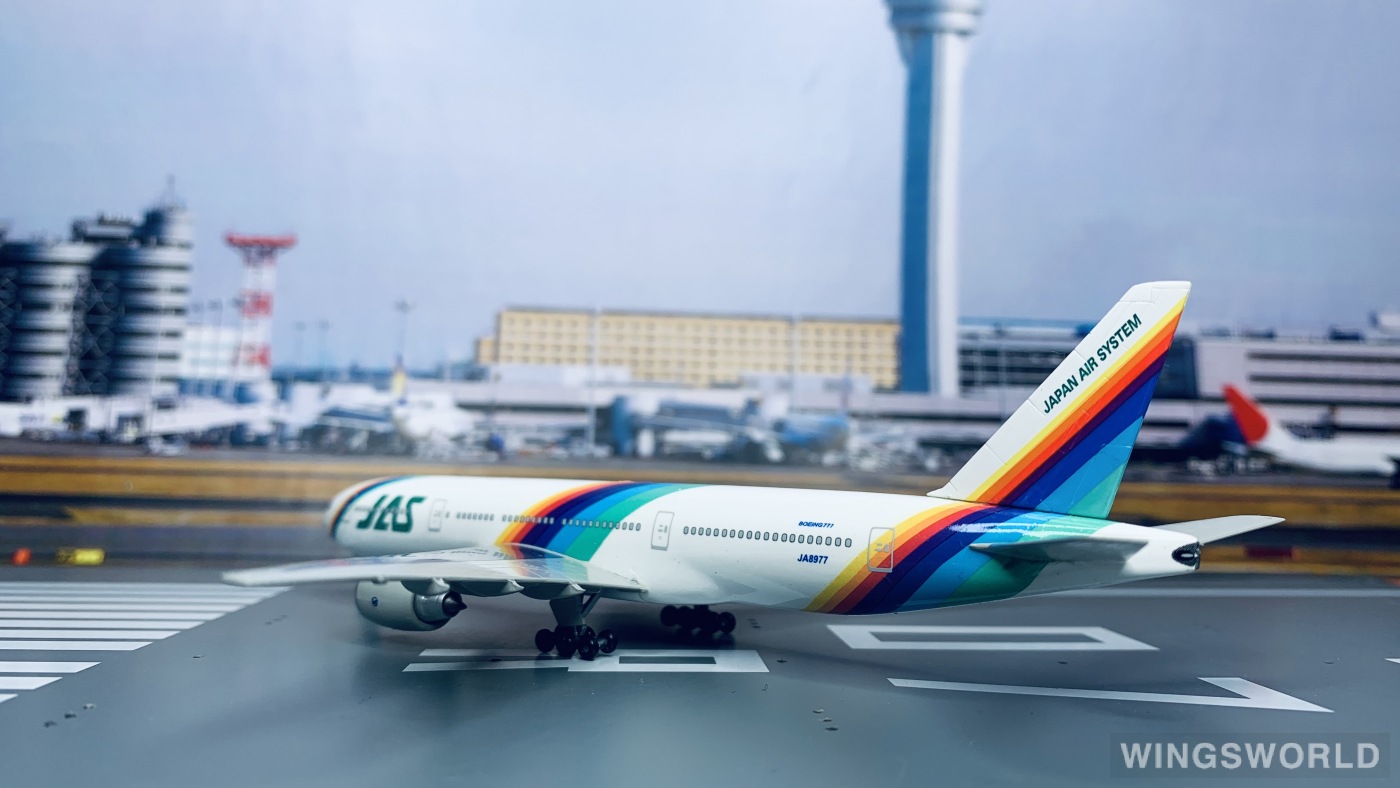 Dragon Models 1:400 55050 JAS 日本佳速航空 Boeing 777-200 JA8977