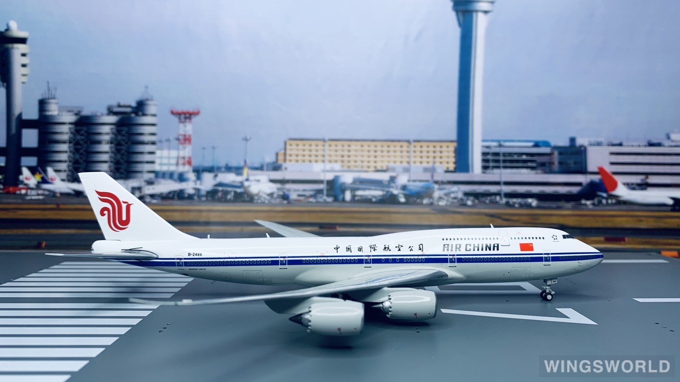 Geminijets 1:400 GJCCA1442 Air China 中国国际航空 Boeing 747-8i B-2486