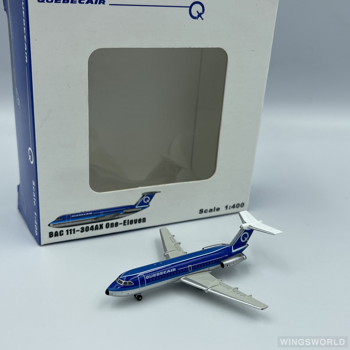 JC Wings 1:400 JC4026 Quebecair BAC 111 C-FQBN