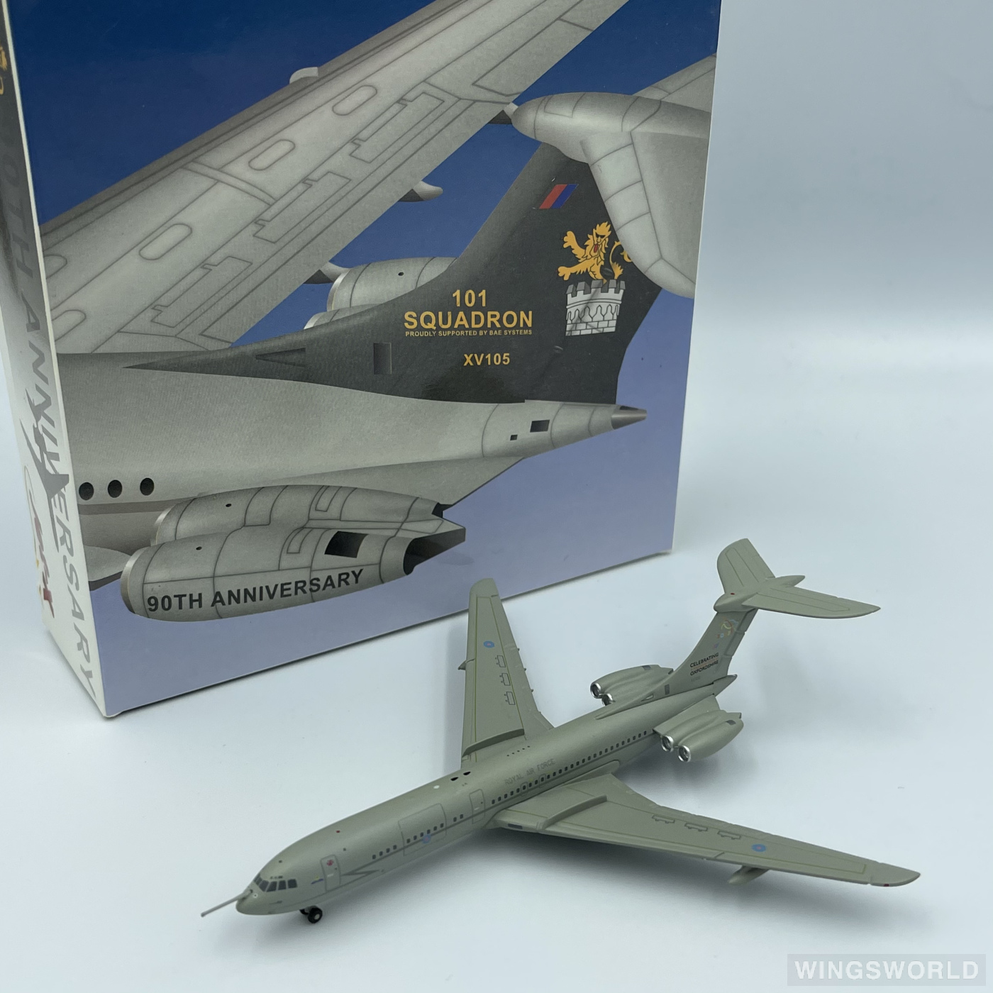 Jet-X 1:400 JX432 RAF 英国皇家空军 Vickers VC10 XV102