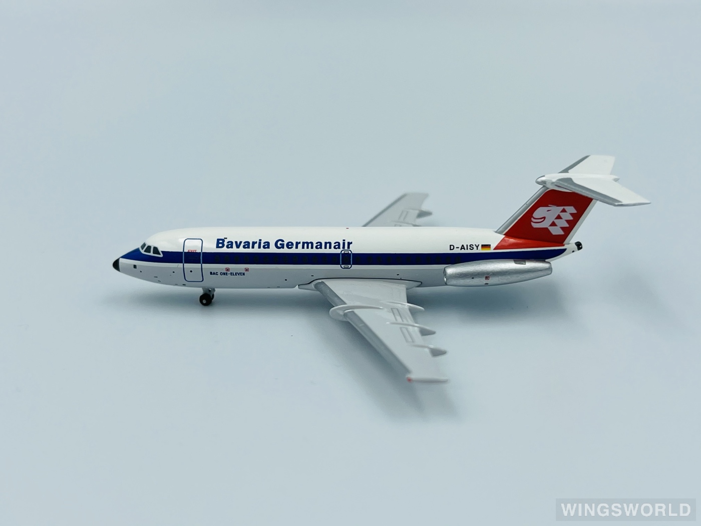 AeroClassics 1:400 ACDAISY Bavaria Germanair BAC 111 D-AISY