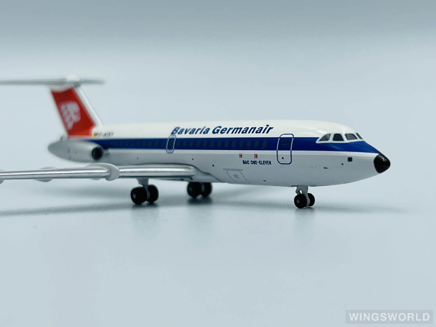 AeroClassics 1:400 ACDAISY Bavaria Germanair BAC 111 D-AISY