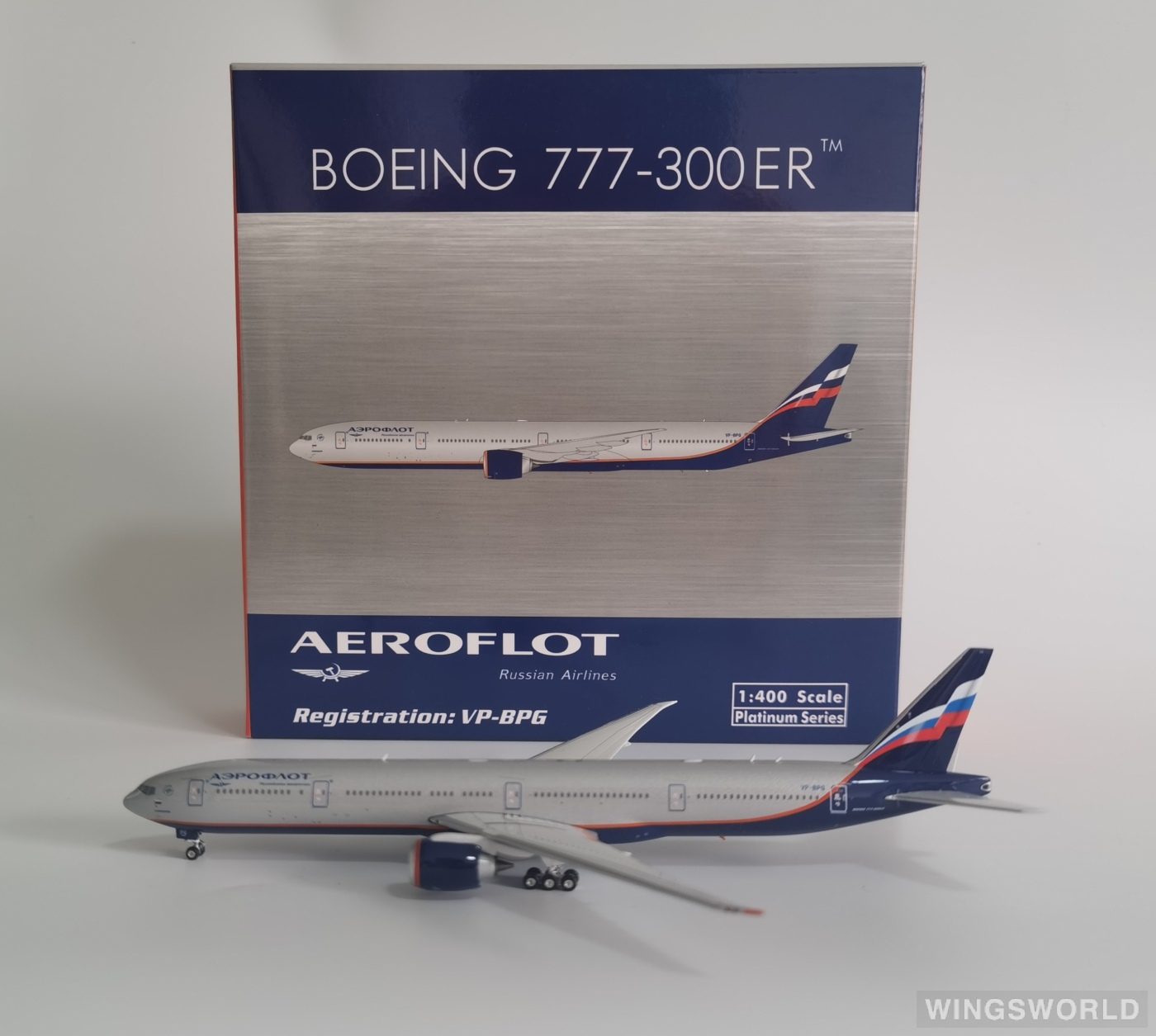 Phoenix 1:400 PH11491 Aeroflot 俄罗斯航空 Boeing 777-300ER VP-BPG