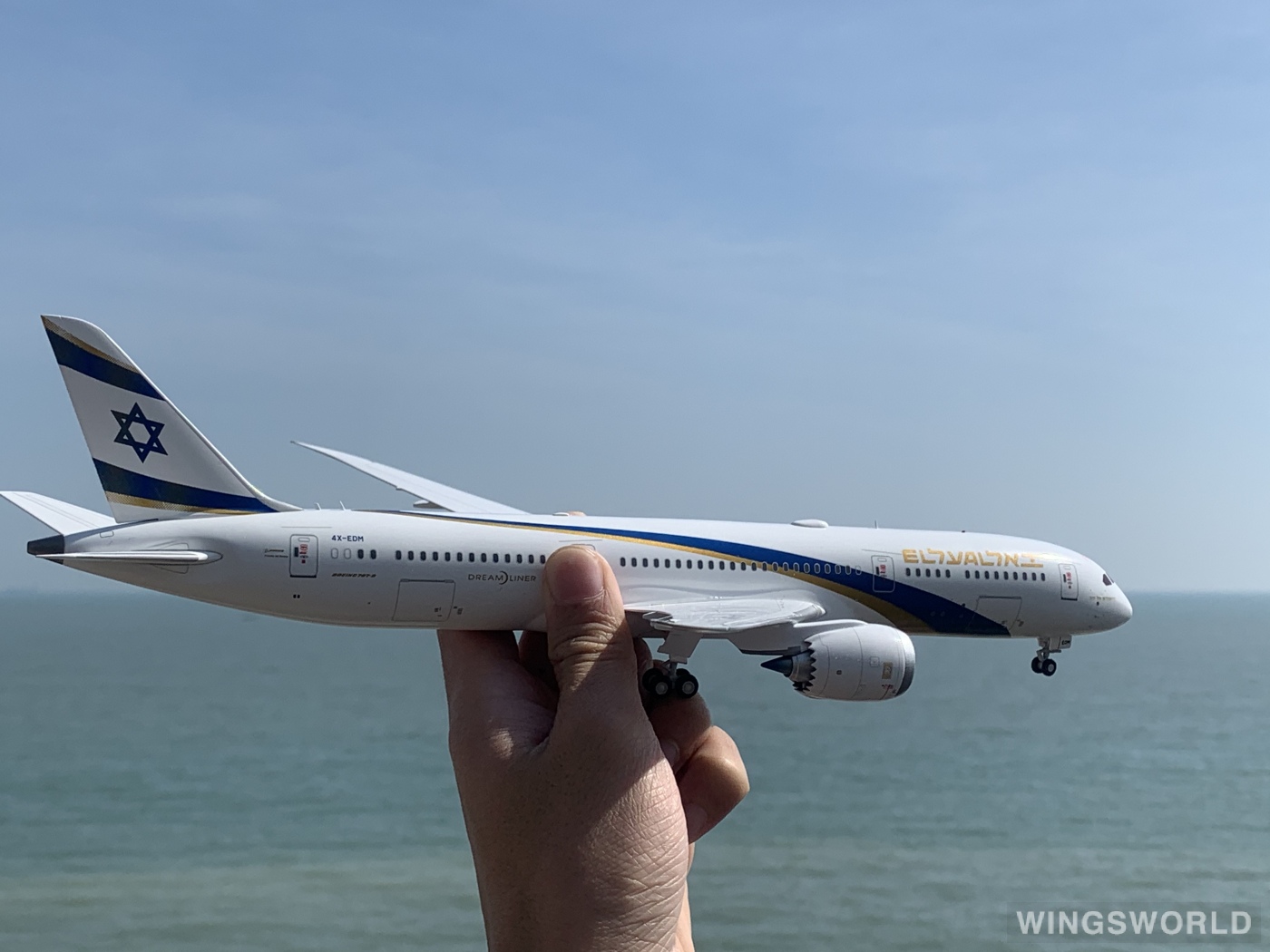 JC Wings 1:200 XX2317 El Al 以色列航空 Boeing 787-9 4X-EDM