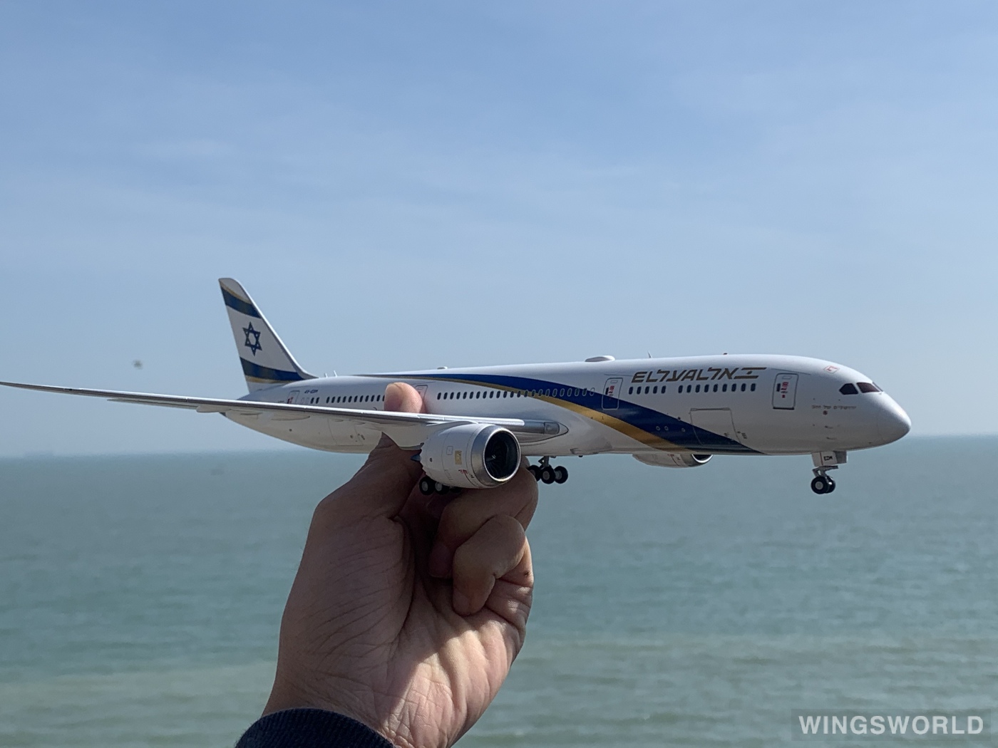 JC Wings 1:200 XX2317 El Al 以色列航空 Boeing 787-9 4X-EDM