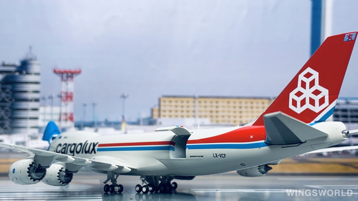 Geminijets 1:400 GJCLX1954 Cargolux 卢森堡货运航空 Boeing 747-8F LX-VCF