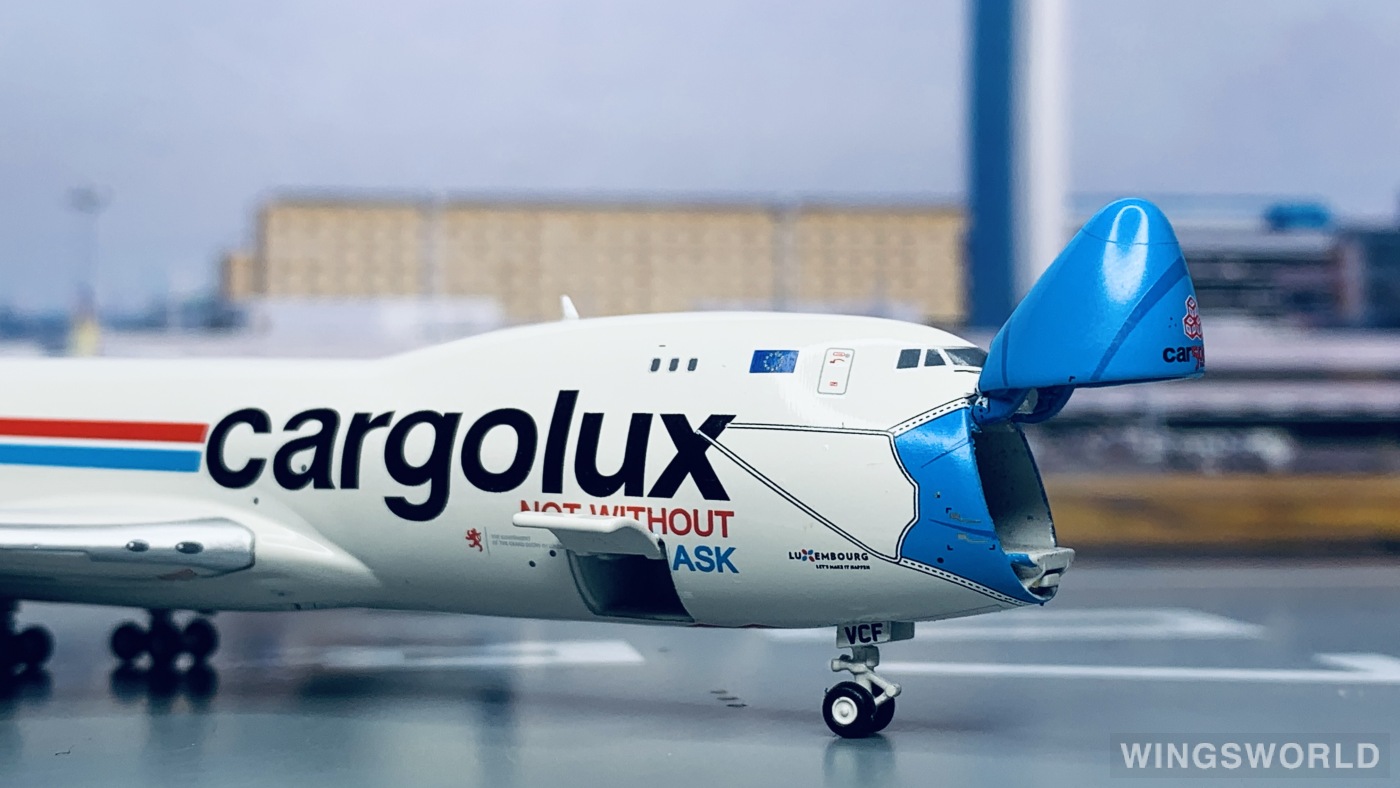 geminijets 1:400 gjclx1954 cargolux 卢森堡货运航空 boeing 747-8