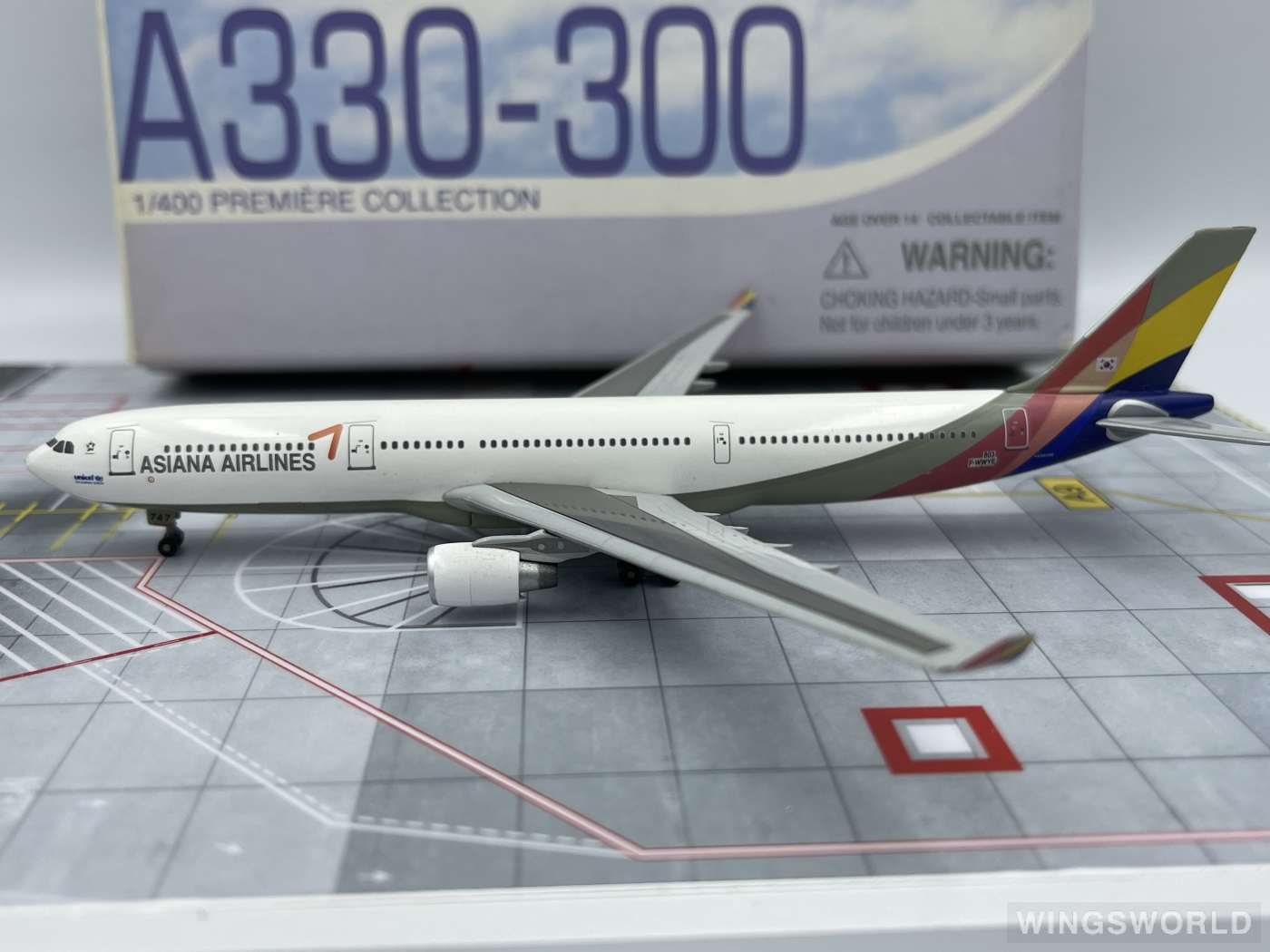 Dragon Models 1:400 Airbus A330-300 Asiana 韩亚航空55996 F