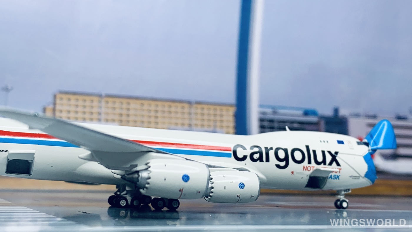 Geminijets 1:400 GJCLX1954 Cargolux 卢森堡货运航空 Boeing 747-8F LX-VCF
