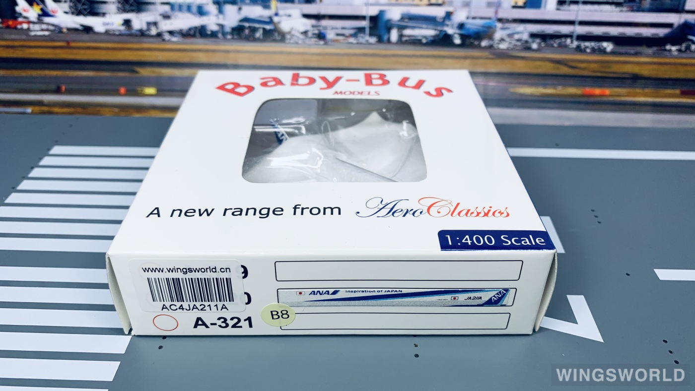 AeroClassics 1:400 ACJA211A ANA 全日空 Airbus A320 JA211A