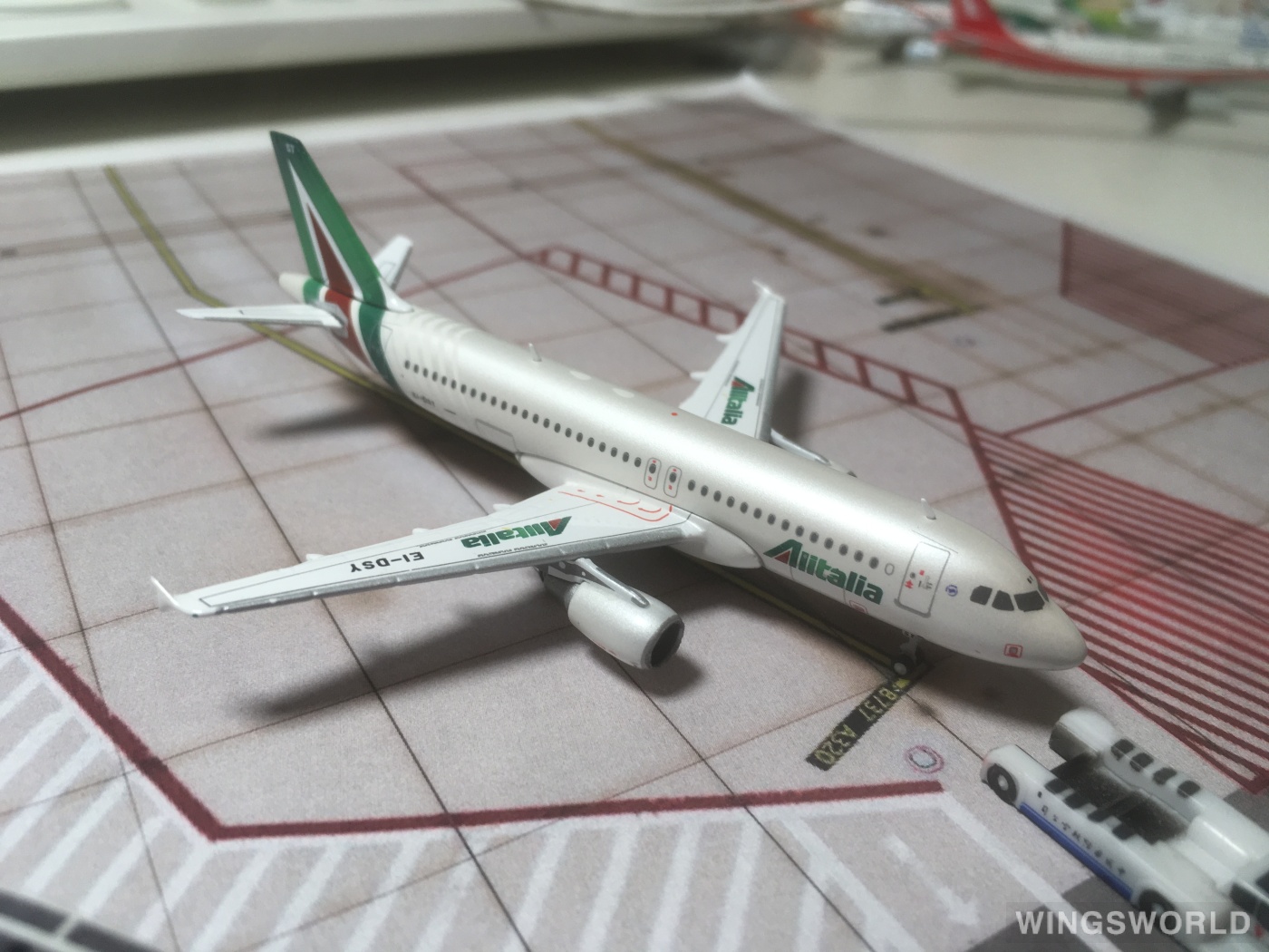 Geminijets 1:400 GJAZA1531 Alitalia 意大利航空 Airbus A320 EI-DSY