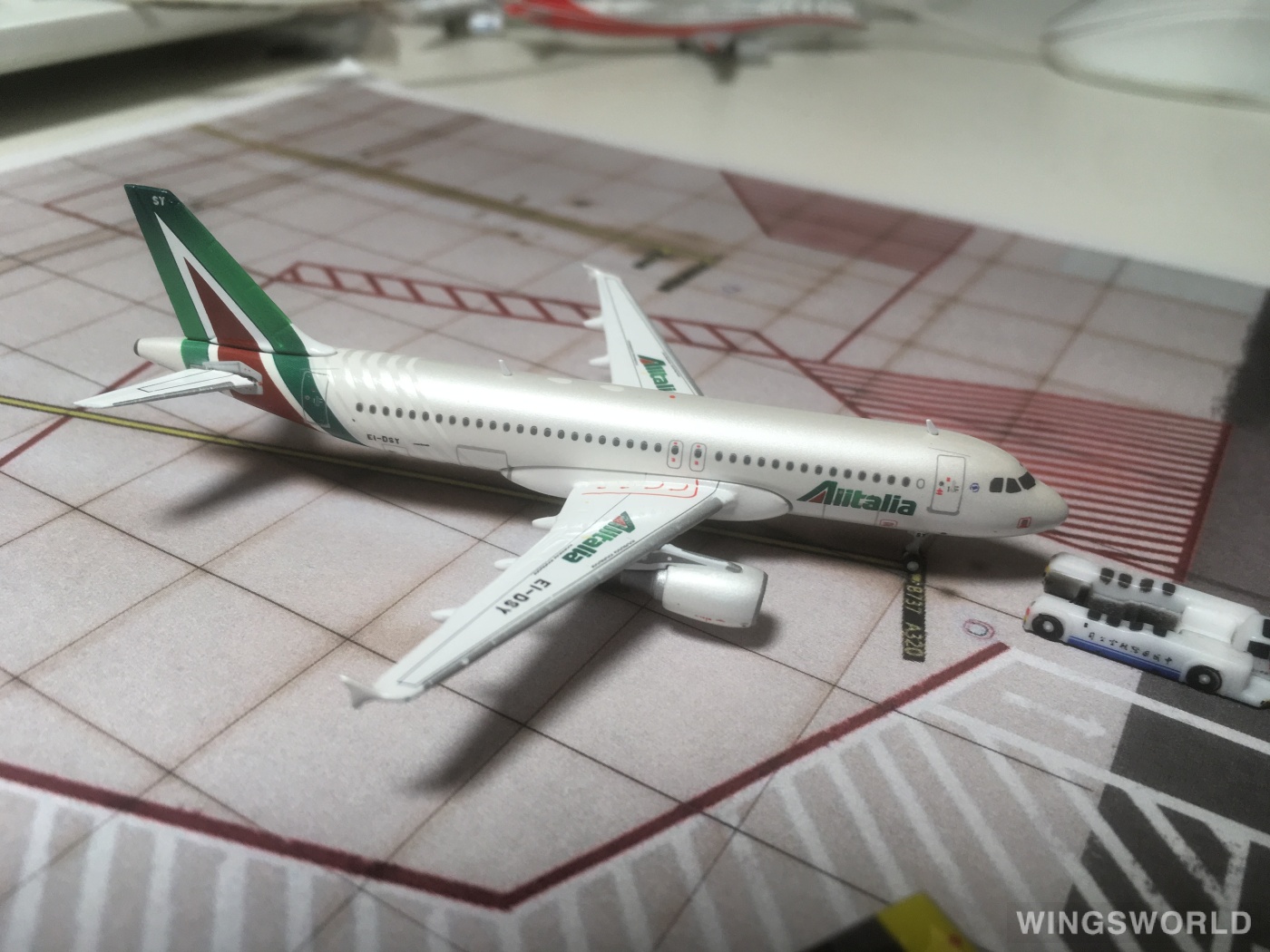 Geminijets 1:400 GJAZA1531 Alitalia 意大利航空 Airbus A320 EI-DSY