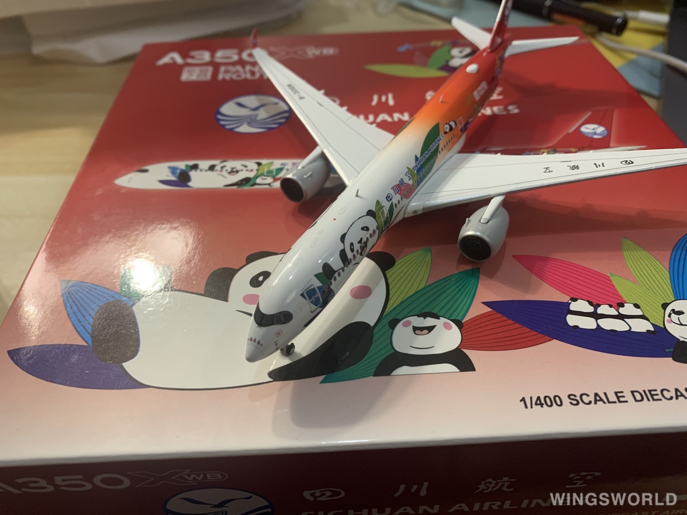 JC Wings 1:400 LH4145 Sichuan Airlines 四川航空 Airbus A350-900 B-306N