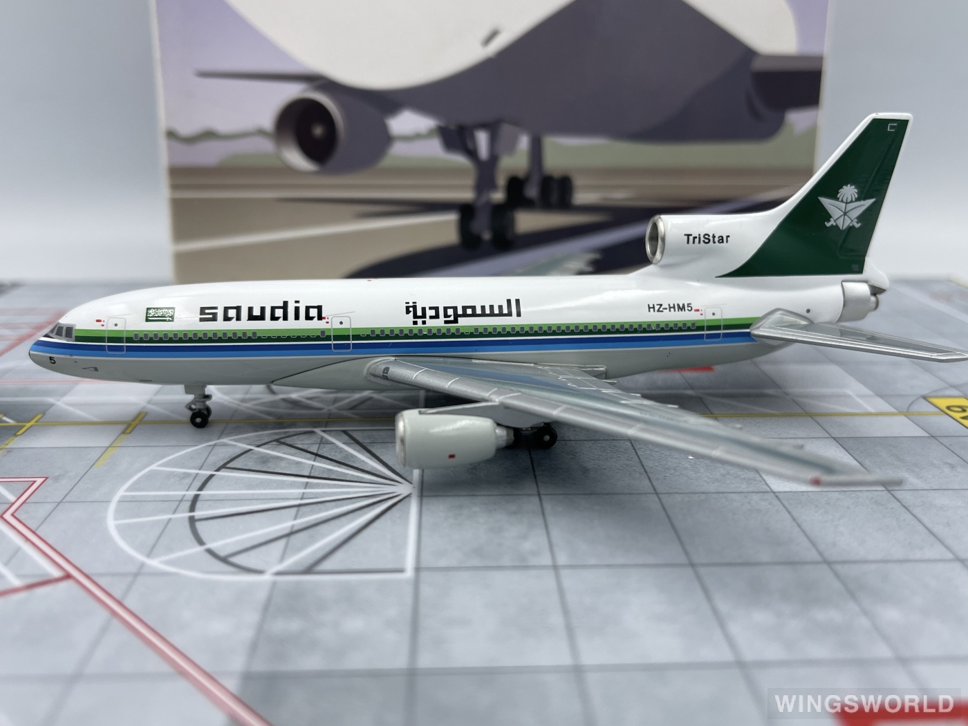 Jet-X 1:400 JX457 Saudia 沙特阿拉伯航空 Lockheed L-1011 TriStar HZ-HM5