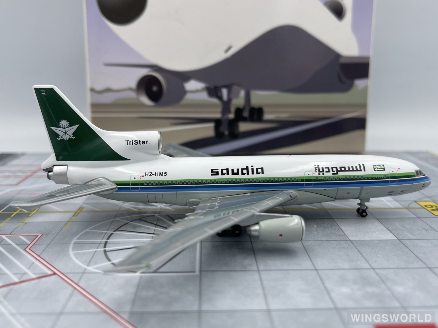 Jet-X 1:400 JX457 Saudia 沙特阿拉伯航空 Lockheed L-1011 TriStar HZ-HM5