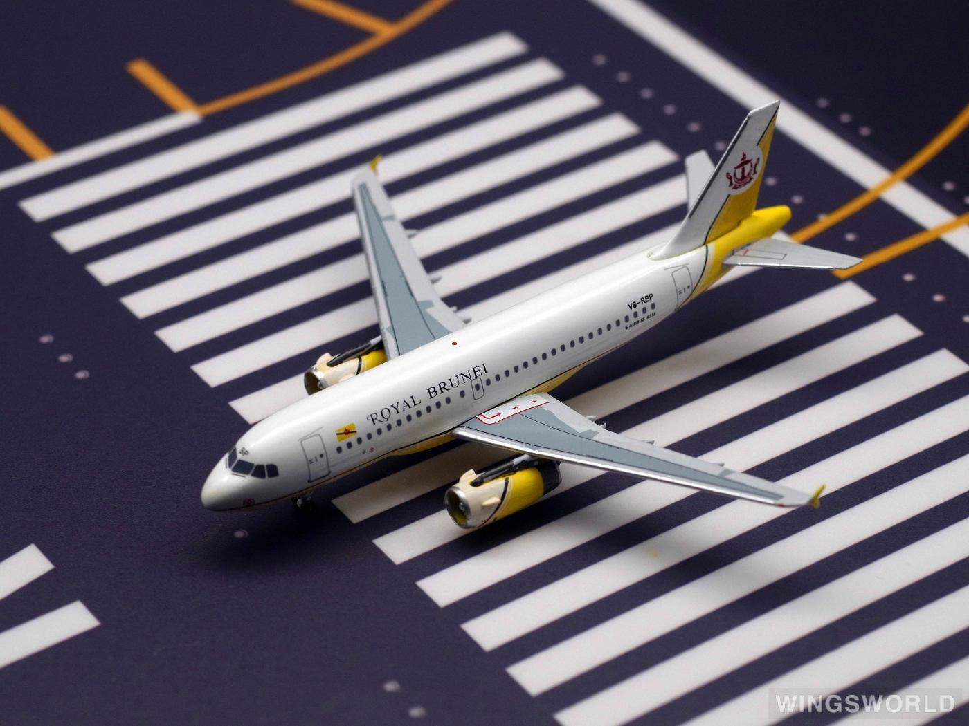 AeroClassics 1:400 AC19149 Royal Brunei 文莱皇家航空 Airbus A319 V8-RBP