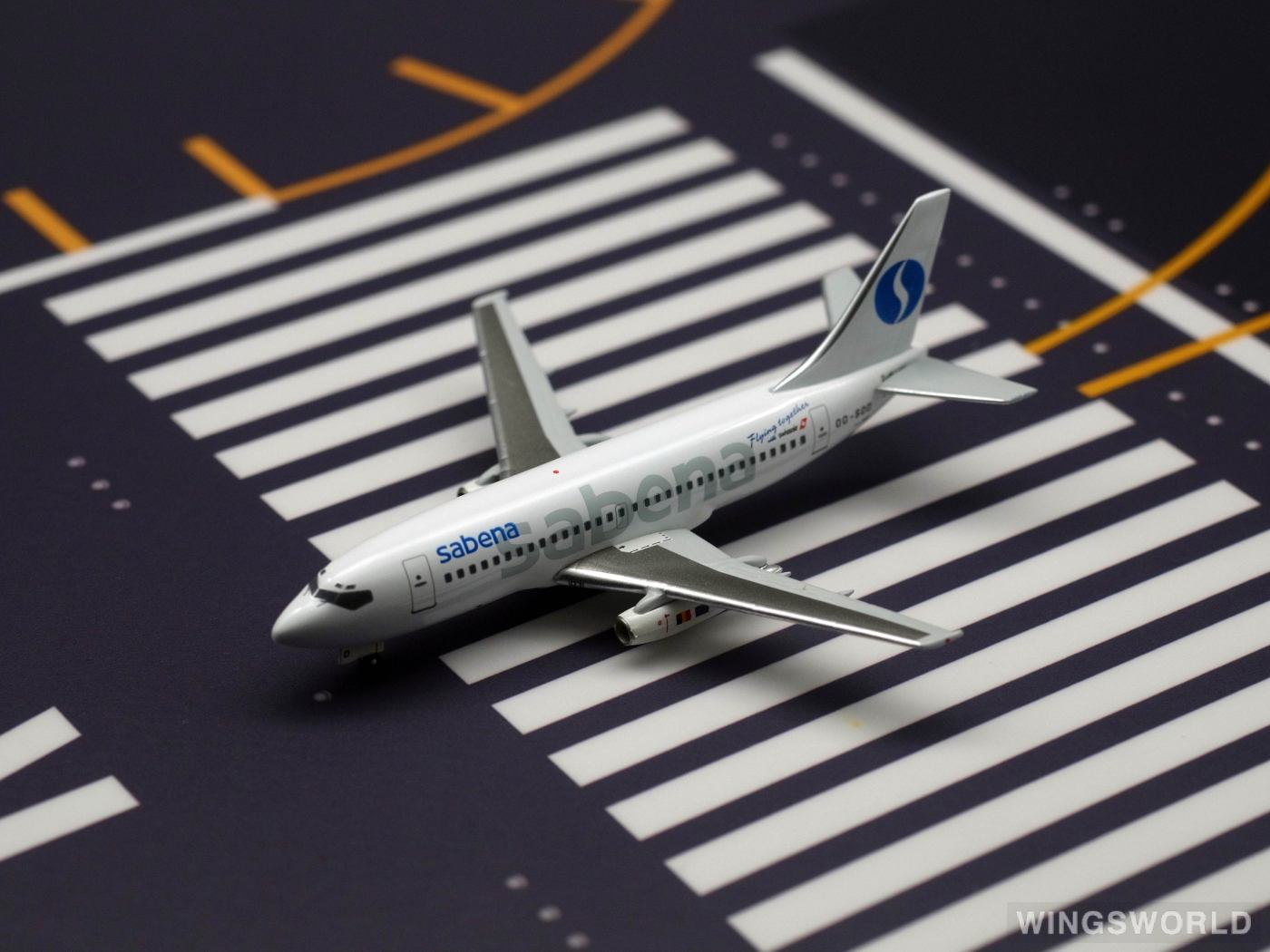 Witty 1:400 WT4732006 Sabena 比利时航空 Boeing 737-200 OO-SDD