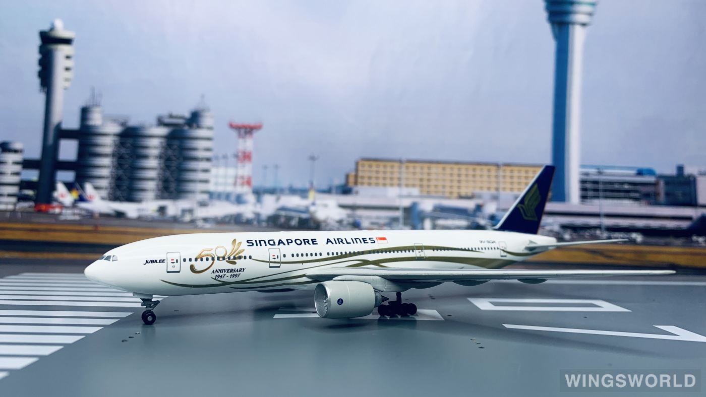 Dragon Models 1:400 55028 Singapore Airlines 新加坡航空 Boeing 777-200 9V-SQA