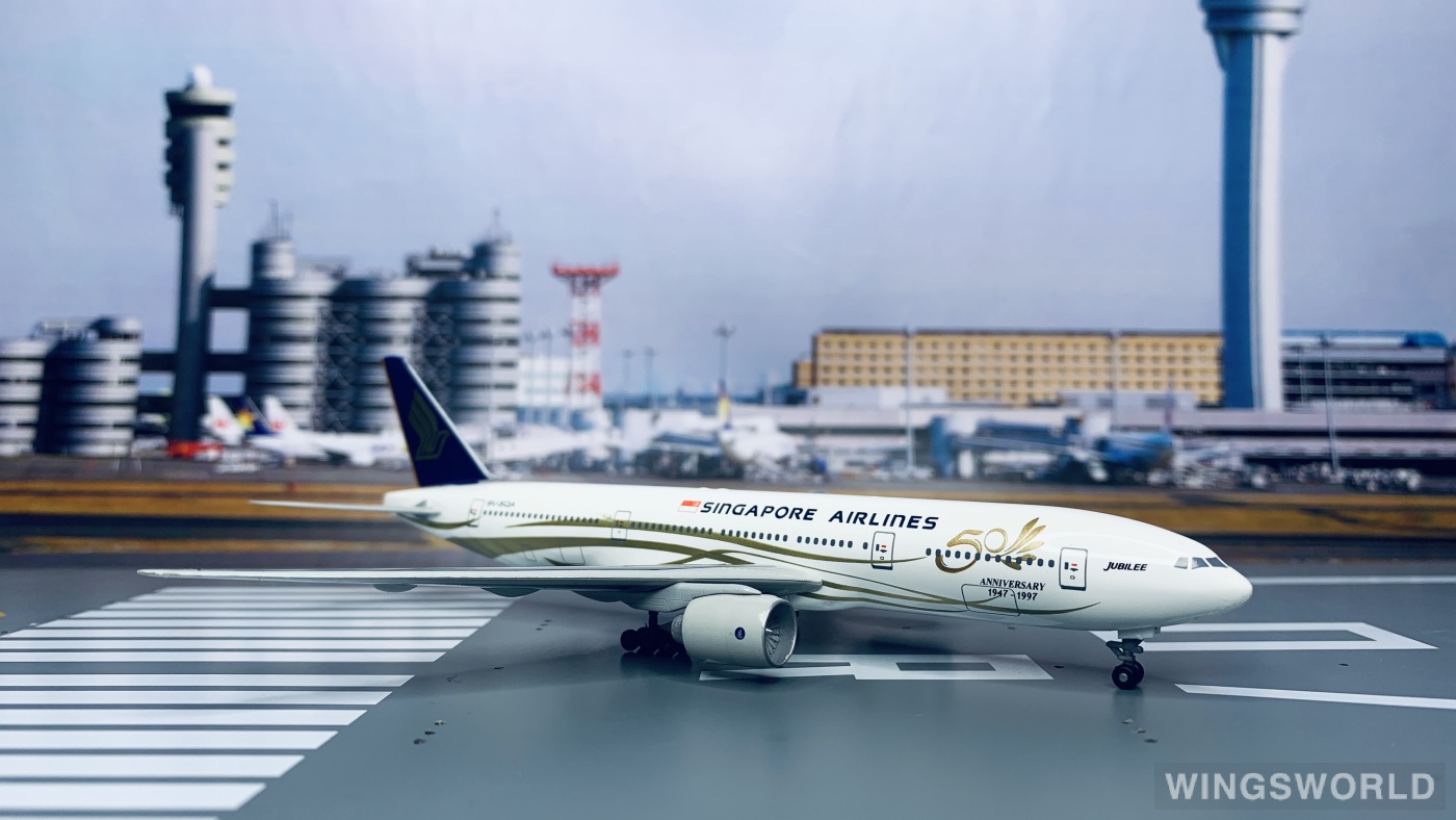 Dragon Models 1:400 55028 Singapore Airlines 新加坡航空 Boeing 777-200 9V-SQA
