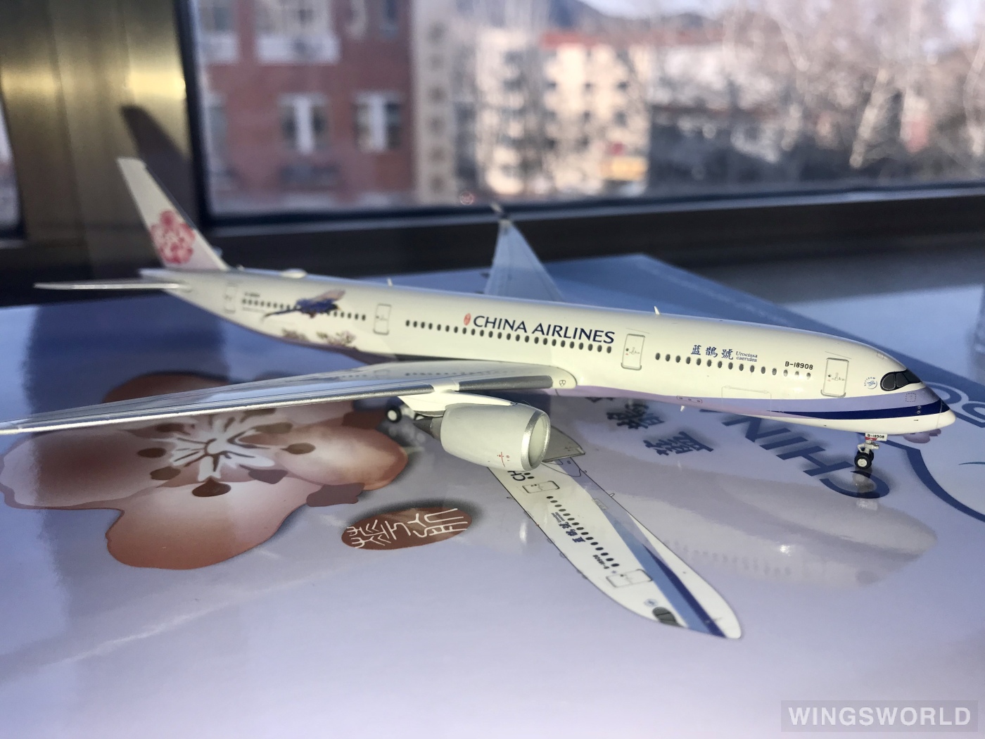 JC Wings 1:400 XX4728 China Airlines 中华航空 Airbus A350-900 B-18908