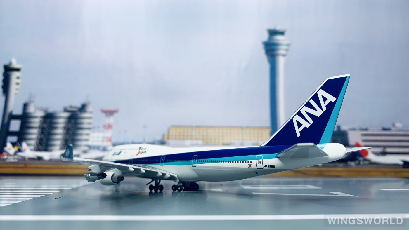 Big Bird 1:400 BB4-2004-14B ANA 全日空 Boeing 747-400 JA8959