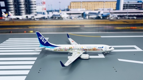 ANA 737-800 FLOWER JET 全日空 JA85AN ph ANA Tohoku Flower Jet Livery Boeing 737-800 JA85AN Takeoff