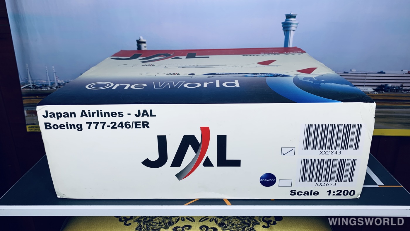 JC Wings 1:200 XX2843 Japan Airlines 日本航空 Boeing 777-200 JA706J