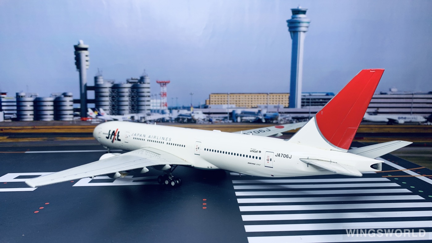 JC Wings 1:200 XX2843 Japan Airlines 日本航空 Boeing 777-200 JA706J