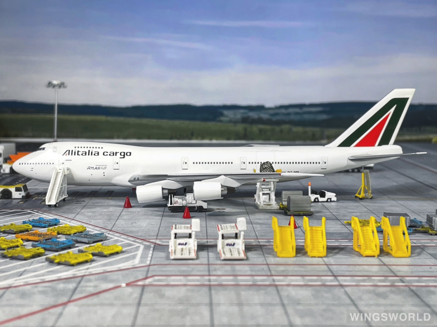 Aviation400 1:400 AV4742025 Alitalia 意大利航空 Boeing 747-200 N518MC
