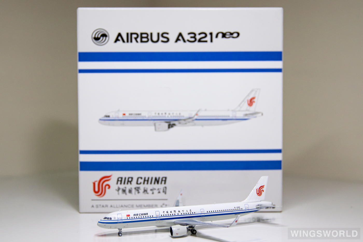 Pandamodel 1:400 PM18024 Air China 中国国际航空 Airbus A321 B-301E