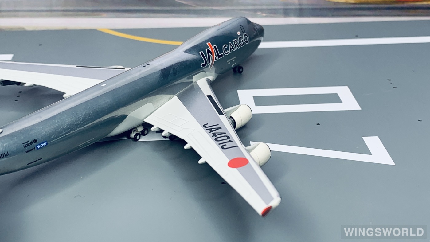Herpa 1:400 561327 Japan Airlines 日本航空 Boeing 747-400 JA401J
