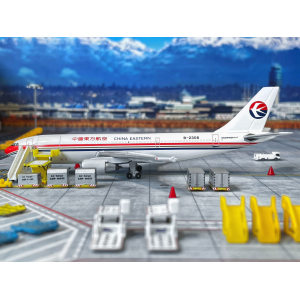 China Eastern 中国东方航空 Airbus A300-600 B-2308 1990s colors. Cargo configuration. With rolling gears. AC90305 AeroClassics 1:400