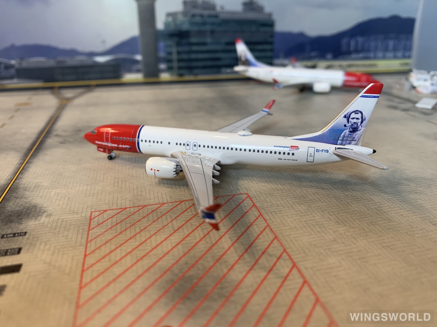 AeroClassics 1:400 AC419352 Norwegian Air Shuttle 挪威航空 Boeing 737 MAX 8 EI-FYB