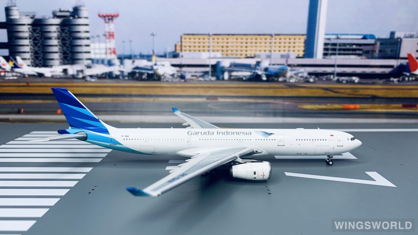 NGmodels 1:400 NG62018 Garuda Indonesia 印度尼西亚鹰航 Airbus A330-300 PK-GHA