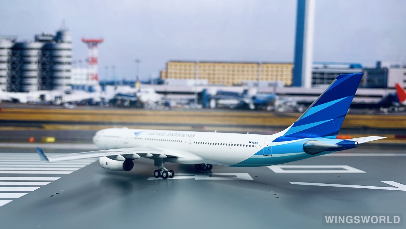 NGmodels 1:400 NG62018 Garuda Indonesia 印度尼西亚鹰航 Airbus A330-300 PK-GHA