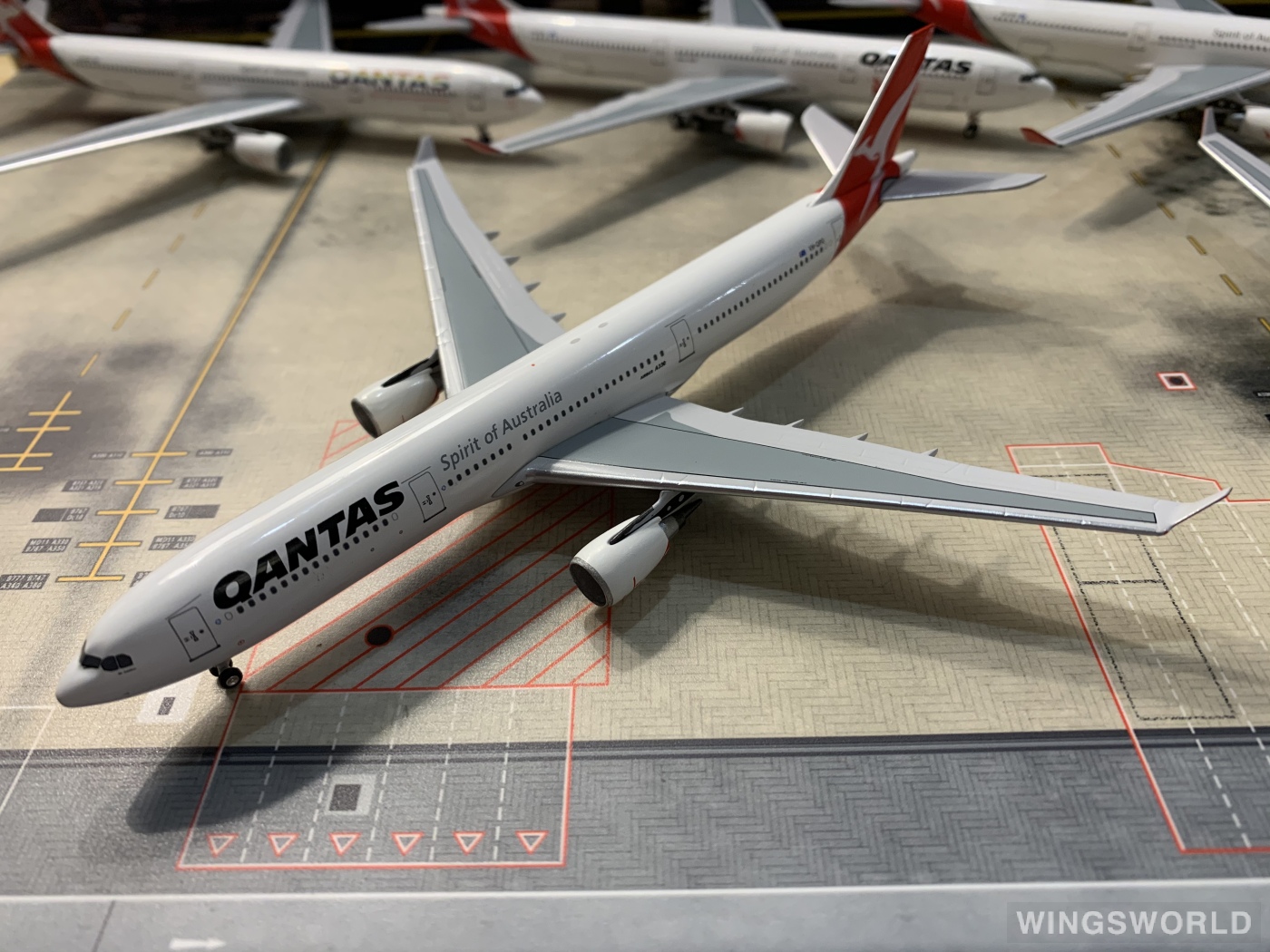 AeroClassics 1:400 AC4VHQPG Qantas 澳洲航空 Airbus A330-300 VH-QPG