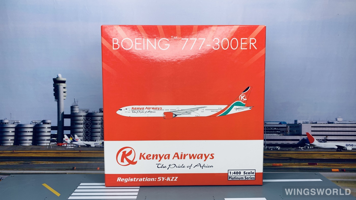 Phoenix 1:400 PH10883 Kenya Airways 肯尼亚航空 Boeing 777-300ER 5Y-KZZ
