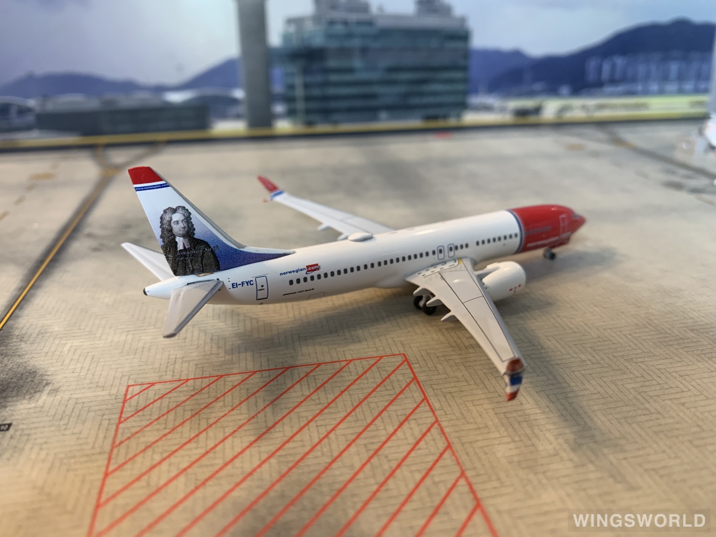 AeroClassics 1:400 AC419353 Norwegian Air Shuttle 挪威航空 Boeing 737 MAX 8 EI-FYC