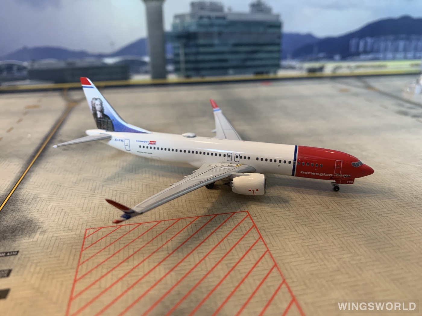 AeroClassics 1:400 AC419353 Norwegian Air Shuttle 挪威航空 Boeing 737 MAX 8 EI-FYC