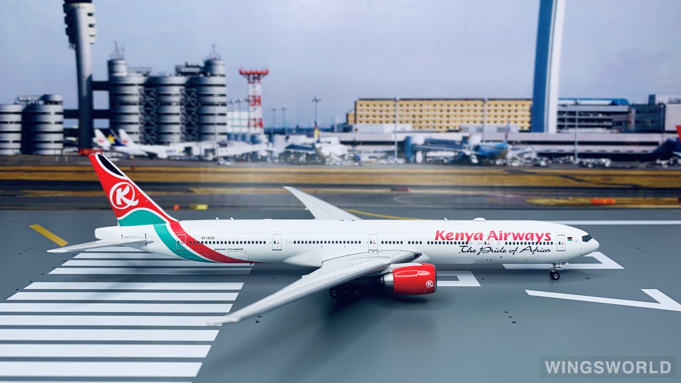 Phoenix 1:400 PH10883 Kenya Airways 肯尼亚航空 Boeing 777-300ER 5Y-KZZ