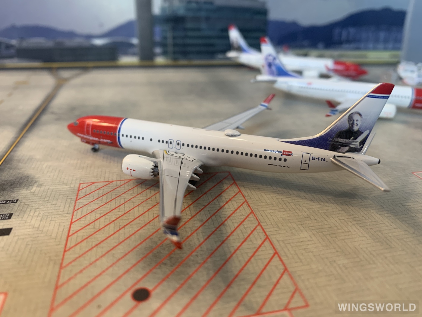 AeroClassics 1:400 AC419351 Norwegian Air Shuttle 挪威航空 Boeing 737 MAX 8 EI-FYA