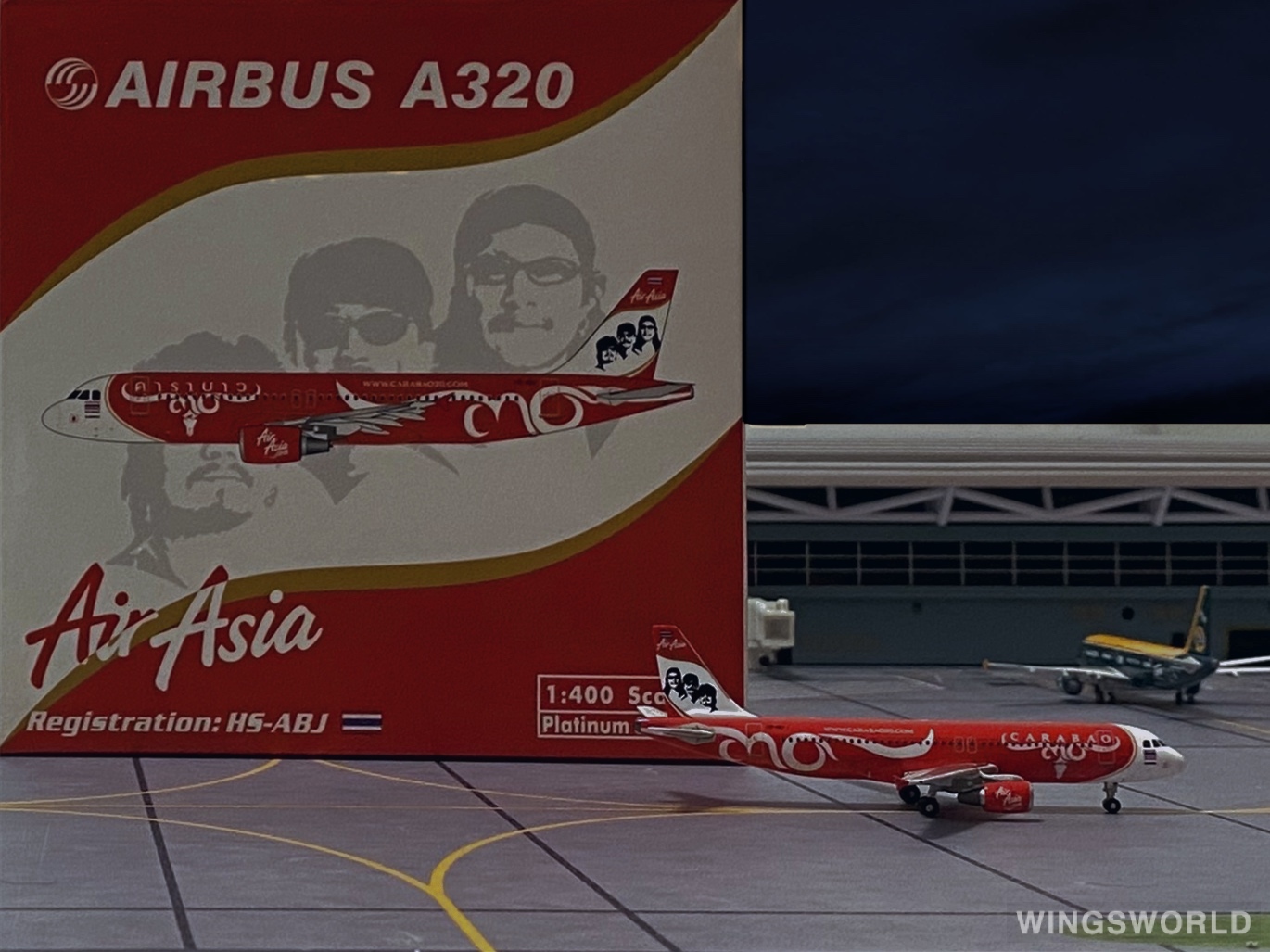 Phoenix 1:400 PH10512 AirAsia 亚洲航空 Airbus A320 HS-ABJ