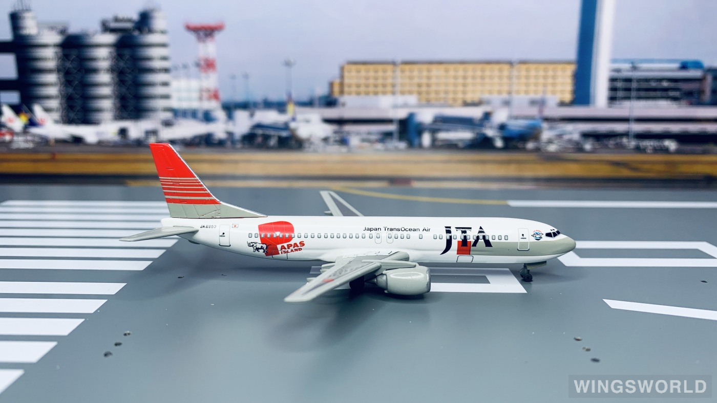 Dragon Models 1:400 55145 Japan Transocean Air 日本越洋航空 Boeing 737-400 JA8953