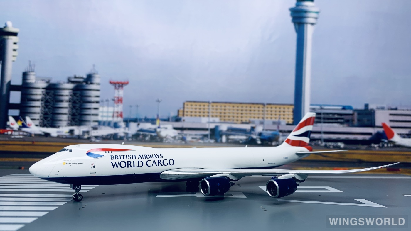 Geminijets 1:400 GJBAW1093 British Airways 英国航空 Boeing 747-8F G-GSSD